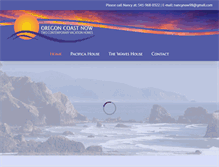 Tablet Screenshot of oregoncoastnow.com
